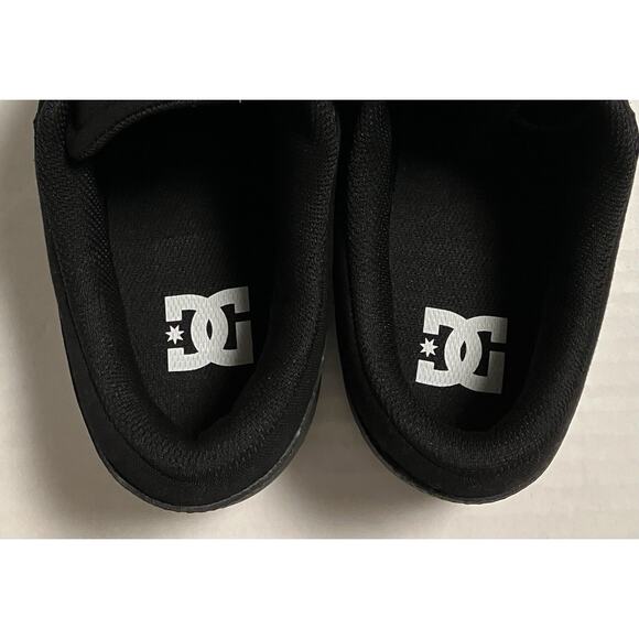 Mens DC Skateboard Shoes Crisis 2 Black White US 11.5 Discolored Rubber NWT - Picture 7 of 10